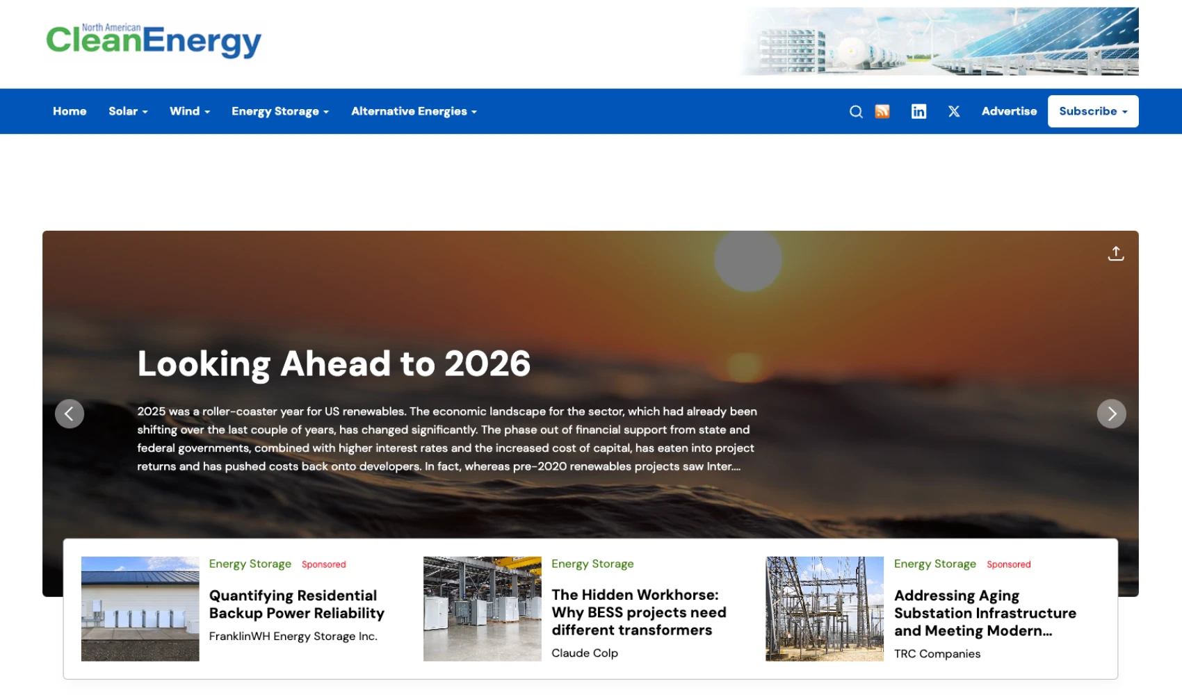 North American Clean Energy - One of the Top Solar Magazines and Journals