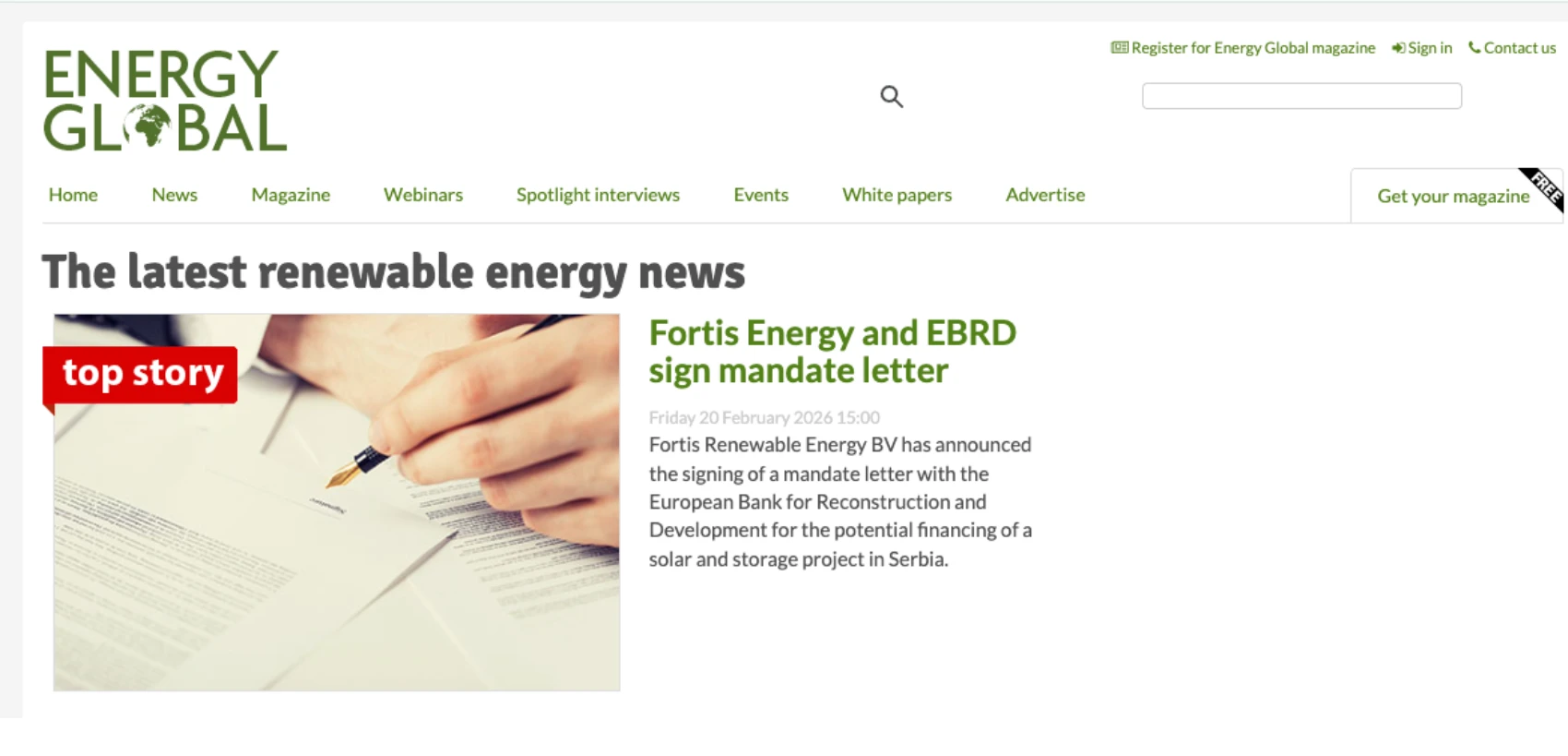 Energy Global - One of the Top Solar Magazines and Journals