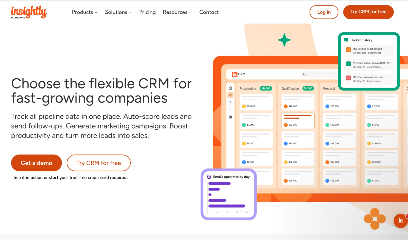 Insightly - one of the best CRM systems for solar businesses