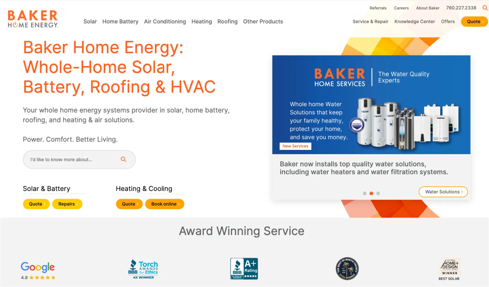 Baker Home Energy - one of the top Solar Companies in San Diego