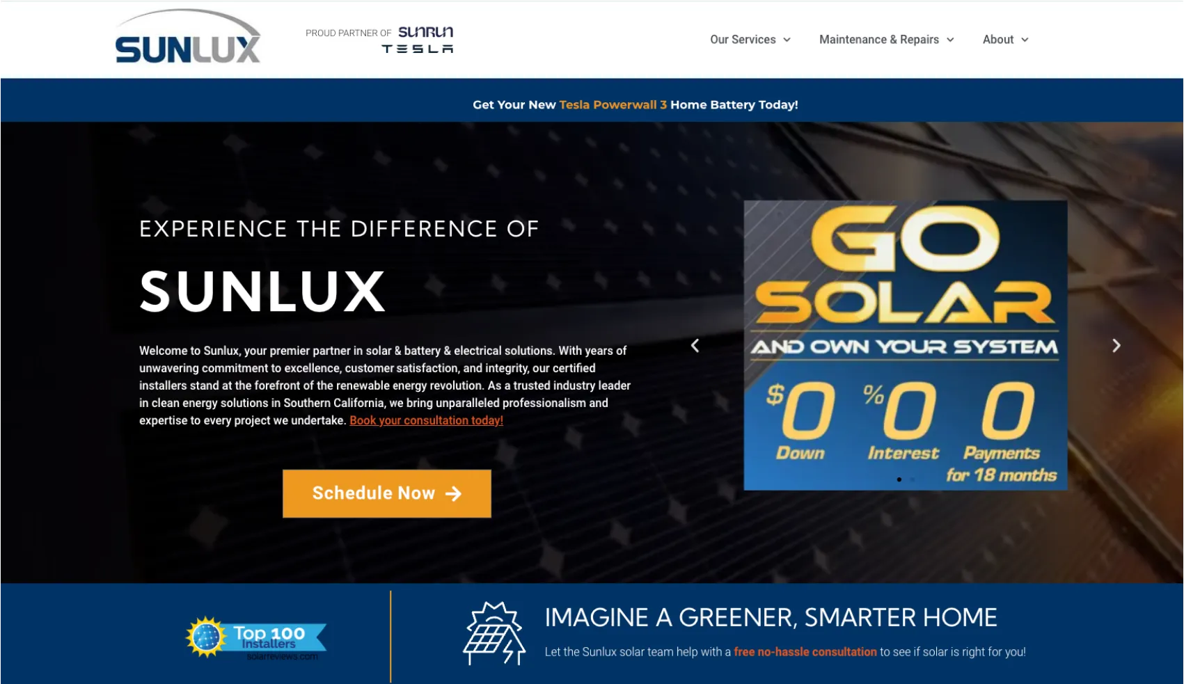 Sunlux - one of the top Solar Companies in San Diego